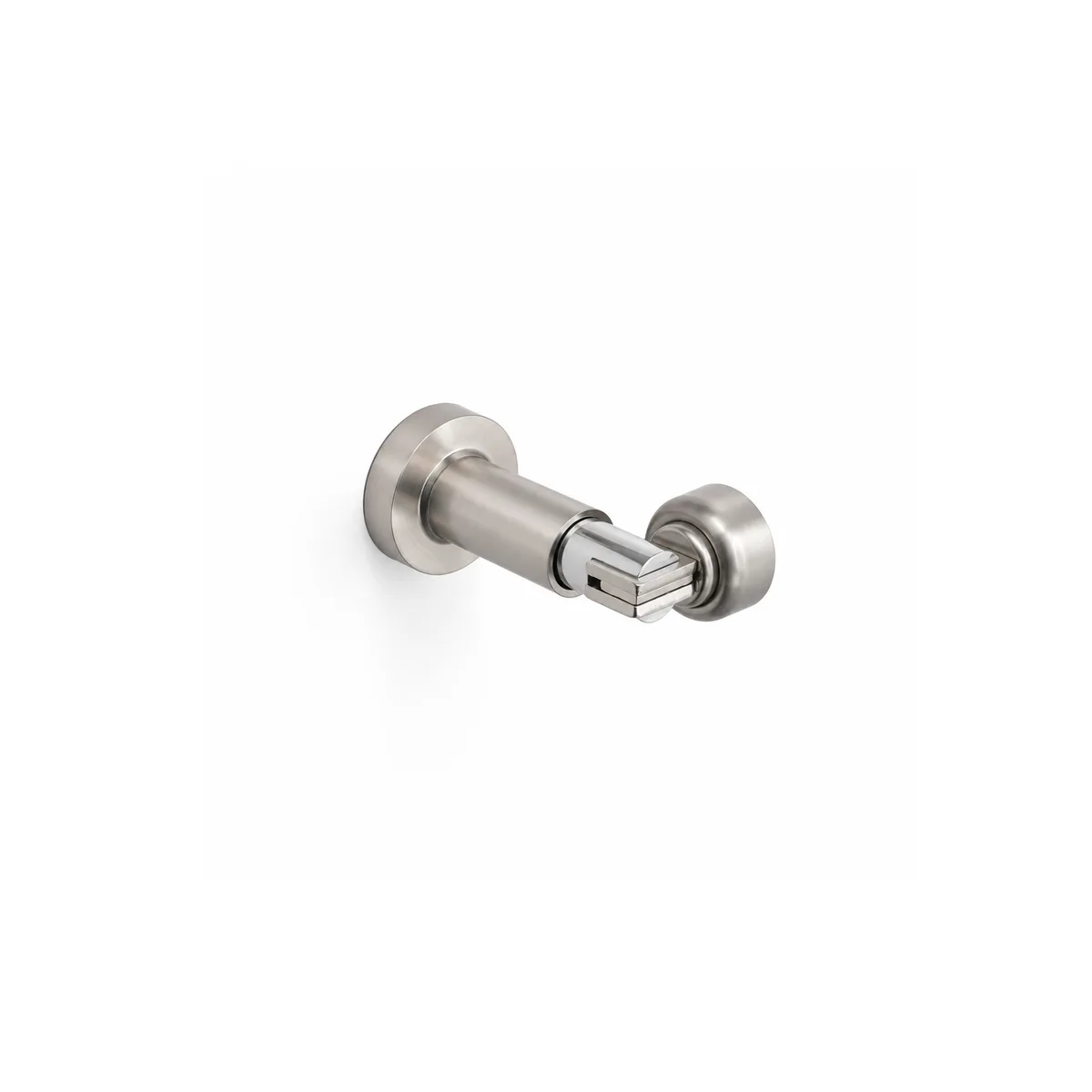 808 Magnetic Door Stop Wall or Floor Mount Satin Nickel
