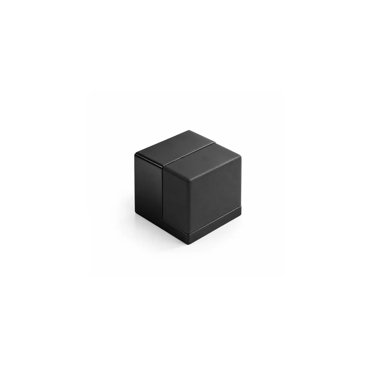 Matt Black Floor Mount Square Door Stop 40mm (809)
