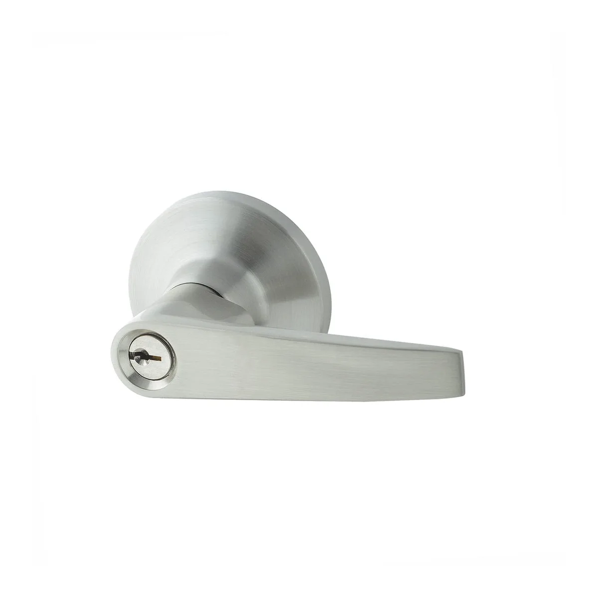 Turin Entrance Lever Set Satin Nickel
