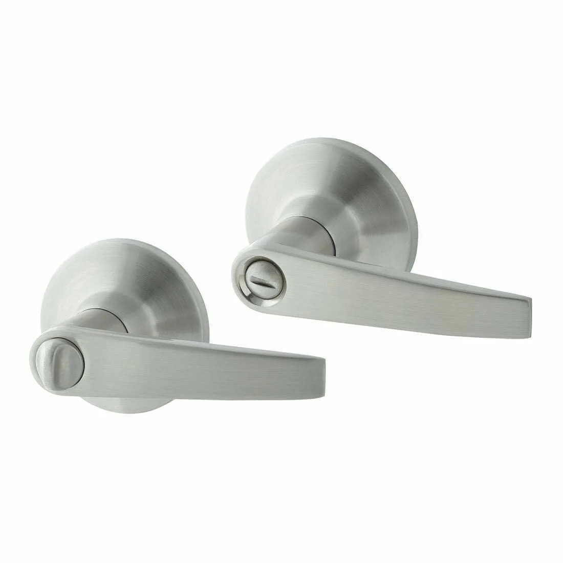Turin Privacy Lever Set Satin Nickel