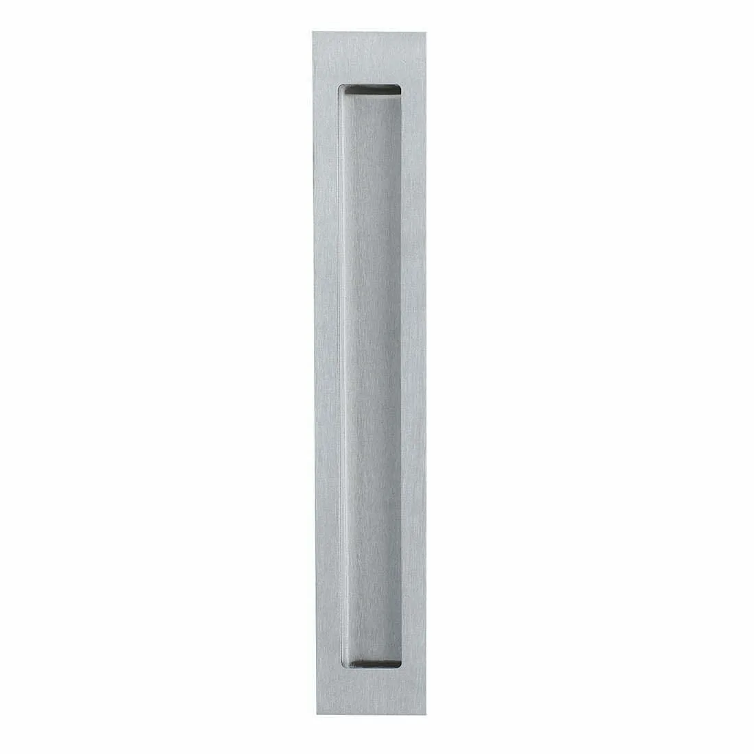Rectangular Flush Pull 240mm x 40mm Stainless Steel