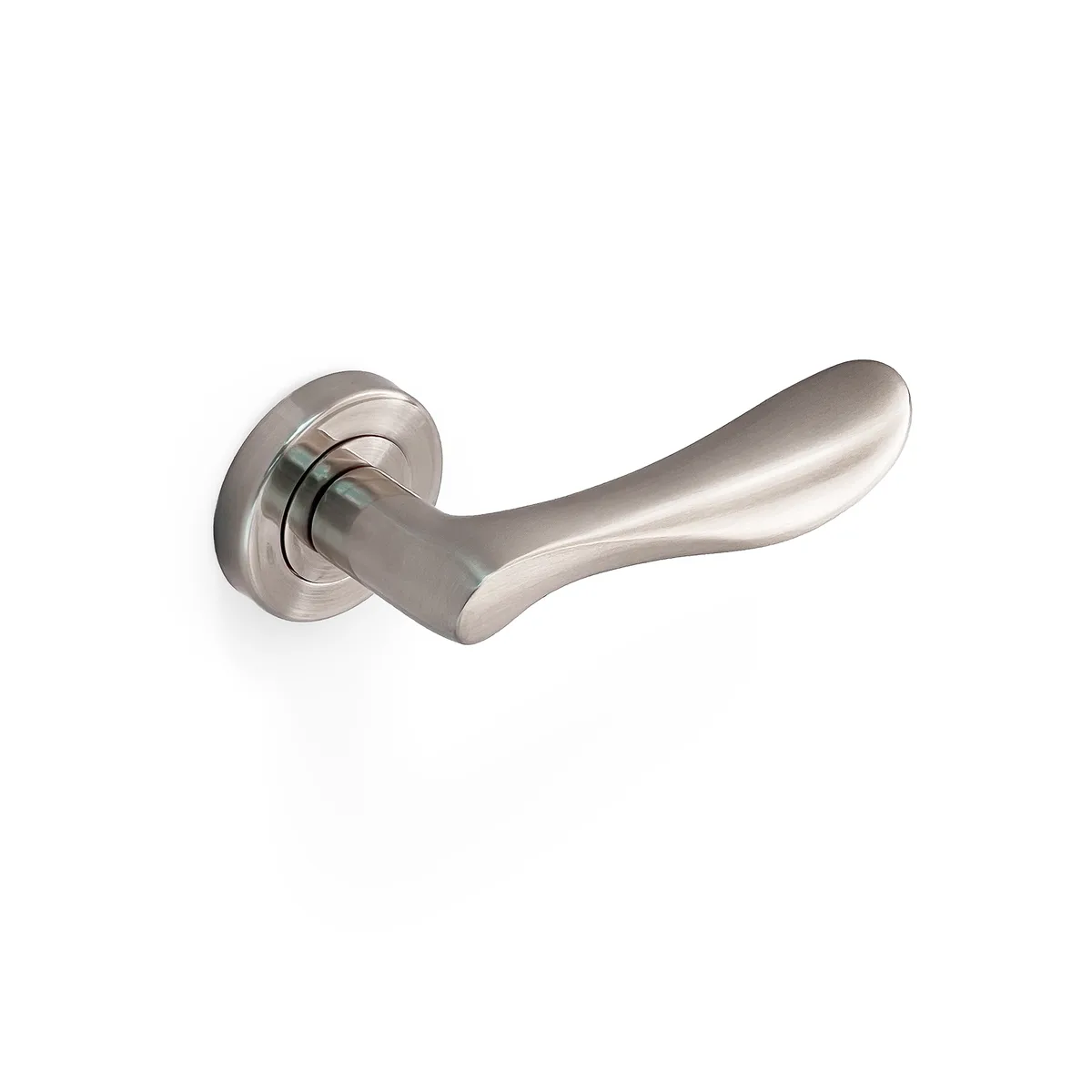 Anzio Lever Dummy Left Hand Satin Nickel