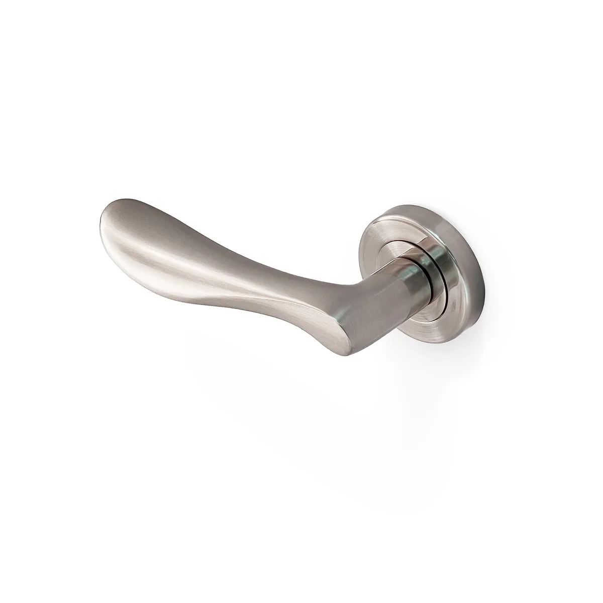 Anzio Lever Dummy Right Hand Satin Nickel