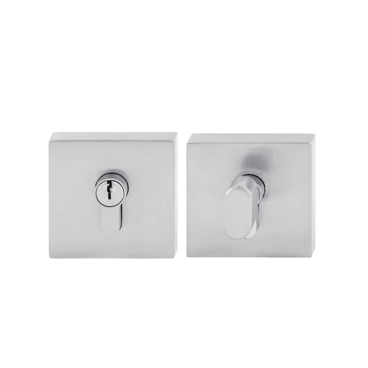 Satin Chrome Square Deadbolt