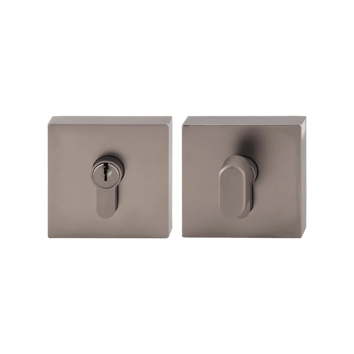 Satin Graphite Square Deadbolt