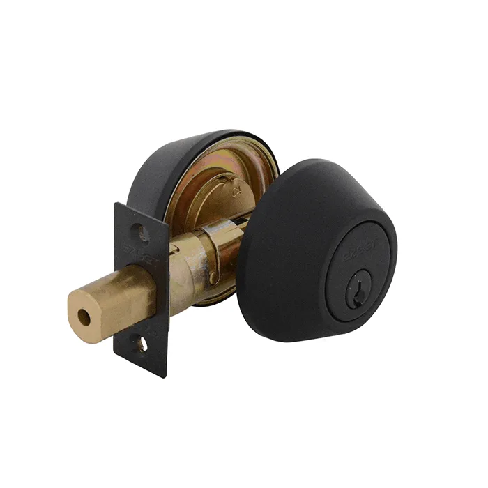 EZSET Double Cylinder Deadbolt BLK