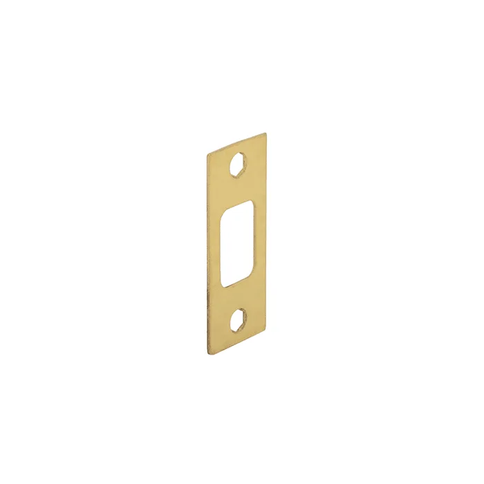 EZSET Deadbolt Strike Plate PB