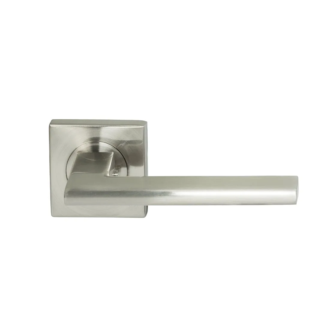 Forli Square Rosette Lever Set (furniture only) Satin Nickel