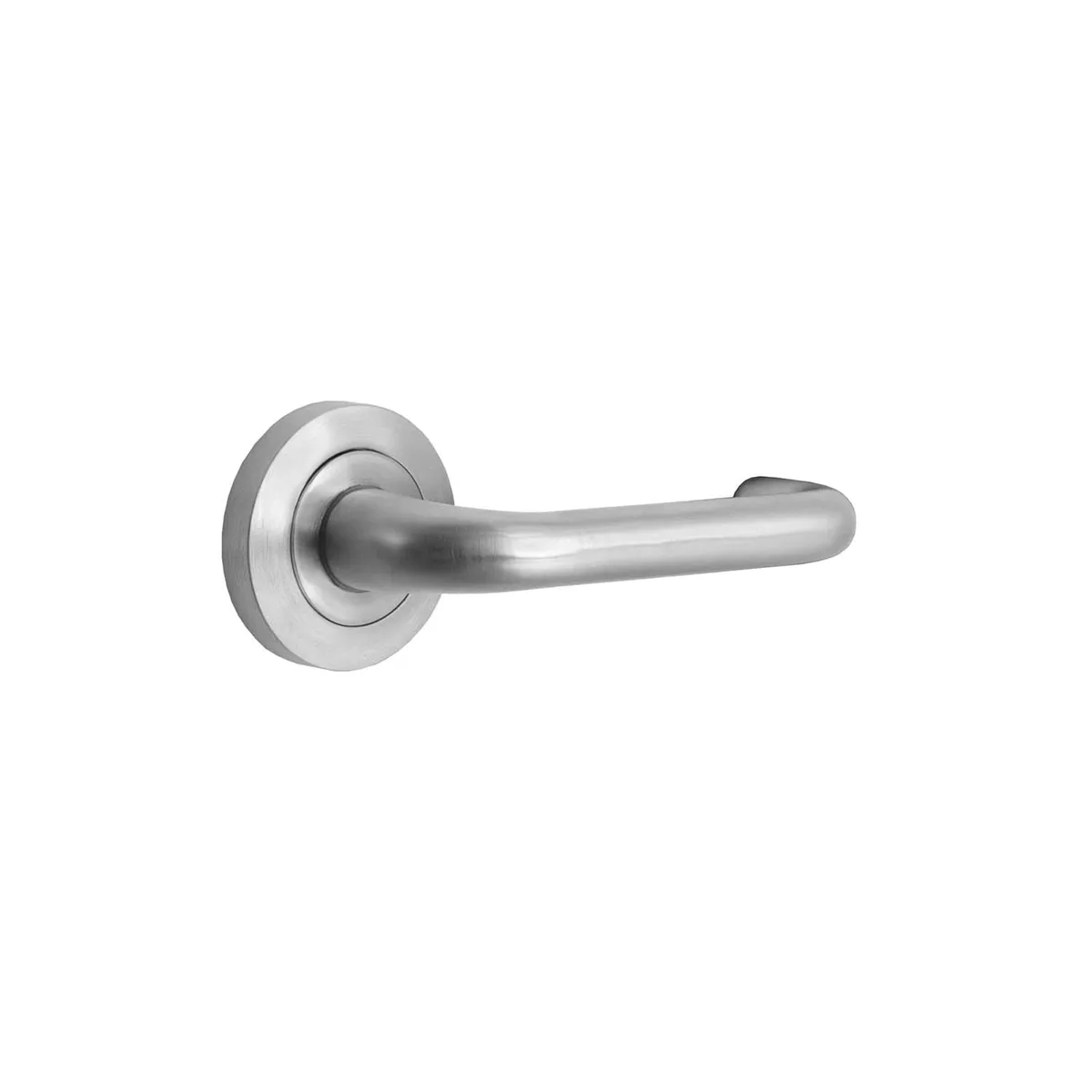 MNC KO Rose Handle Dummy Lever - Satin Chrome