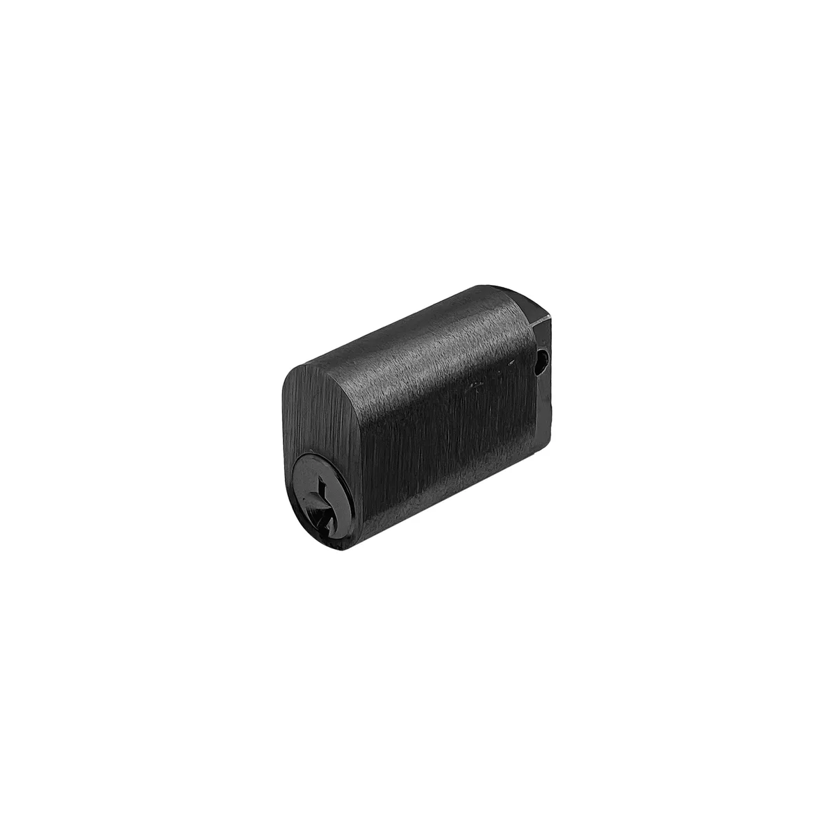 Extended Oval Key Cylinder - Matt Black