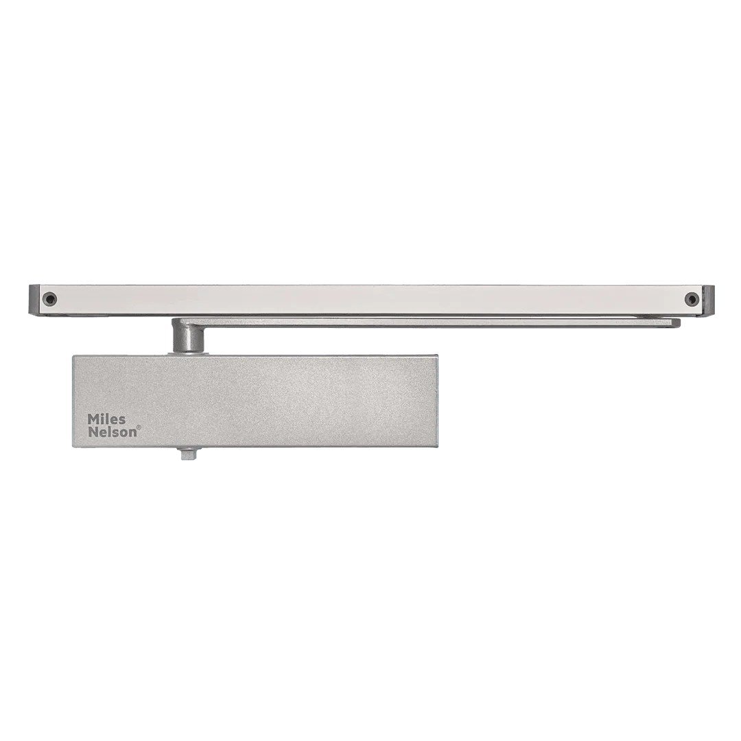 MNC 8000 Series 2-4 Power Door Closer with Slide Arm - Satin Chrome