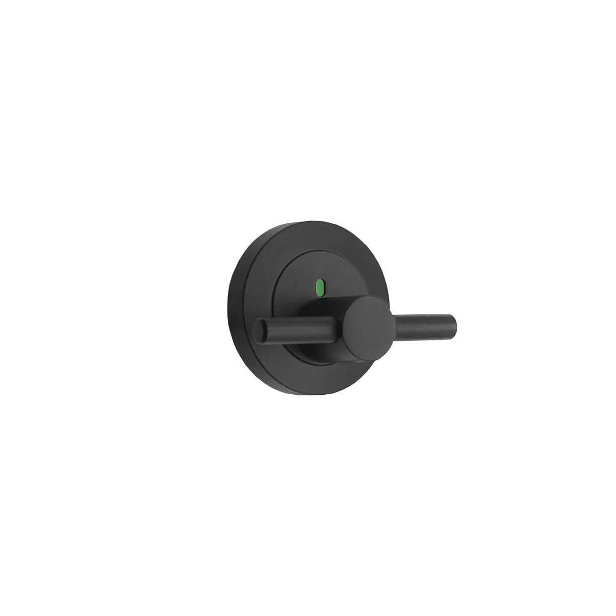MNC Round 53mm Rose Large Indicating Turn Snib Matt Black - Back To Back & Face Fixings Included