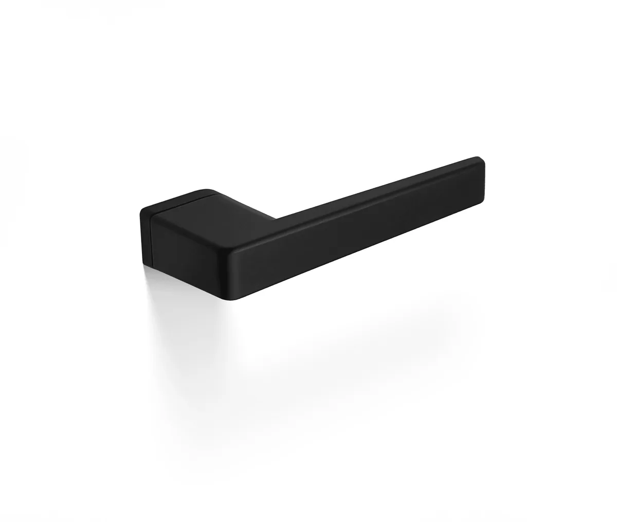 Obliq Door Lever - Matt Black