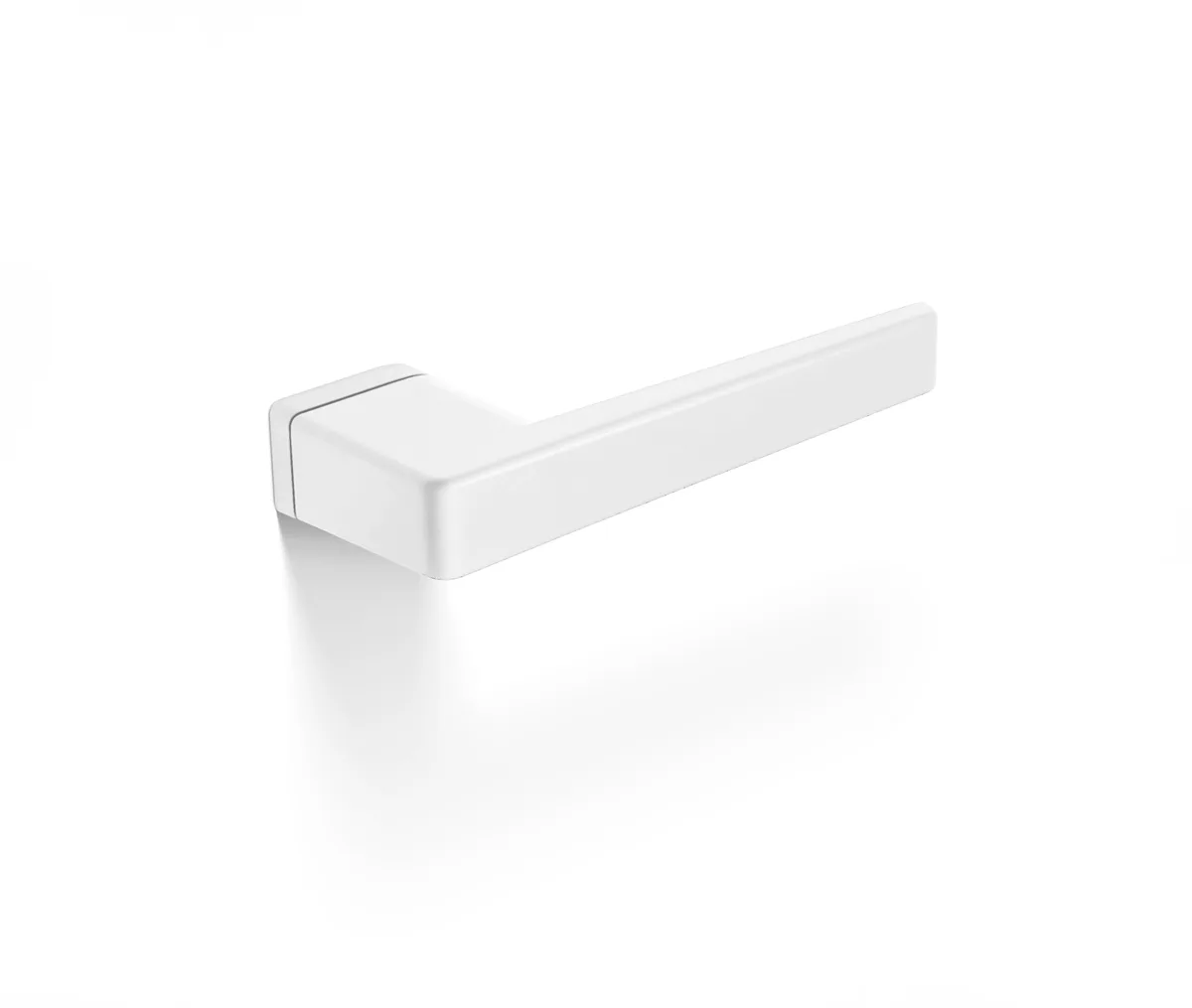 Obliq Door Lever - White