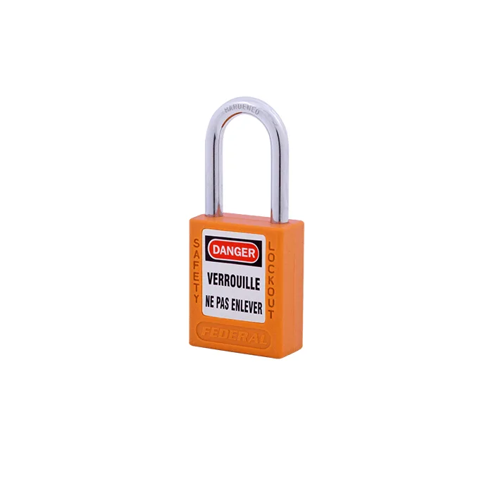 Thermoplastic Safety Padlock Alu 38mm O
