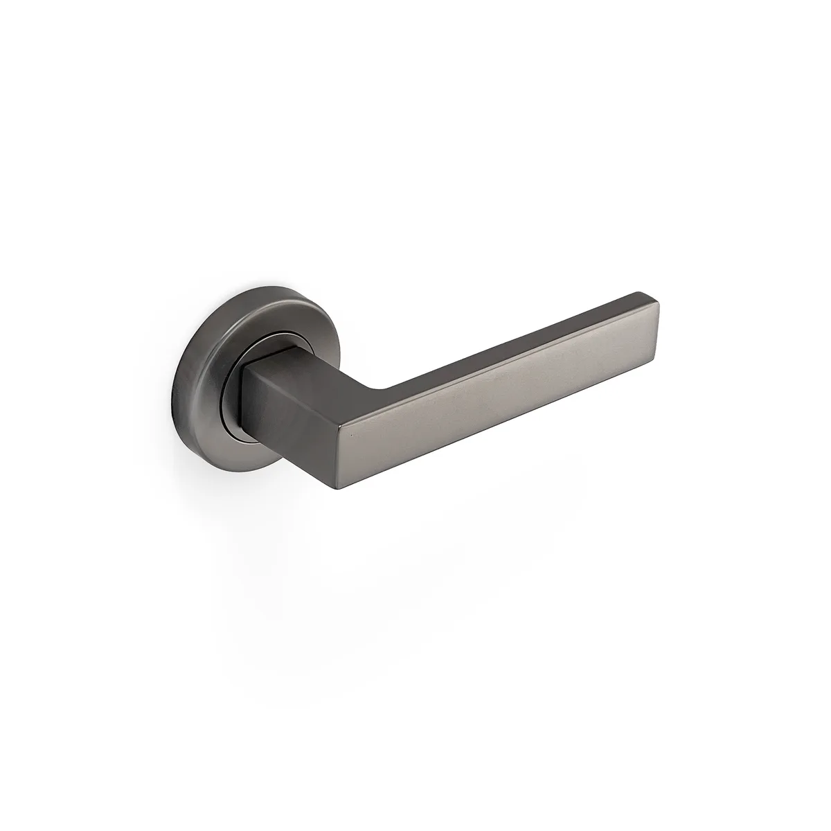 Verona Lever Passage Set Satin Graphite