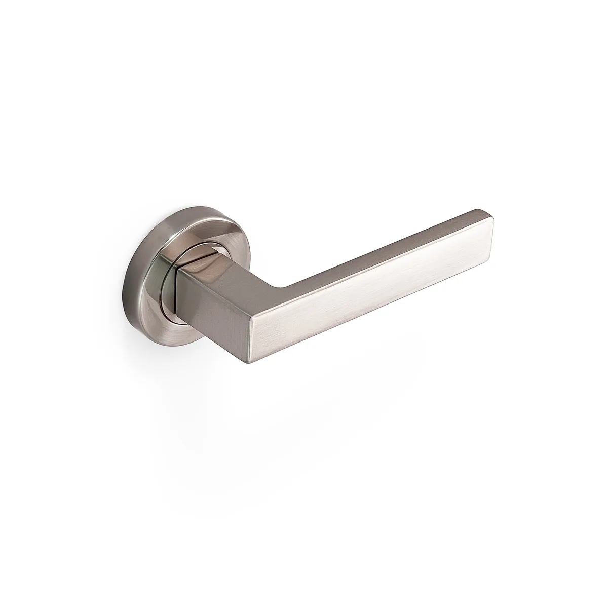 Verona Lever Dummy Satin Nickel