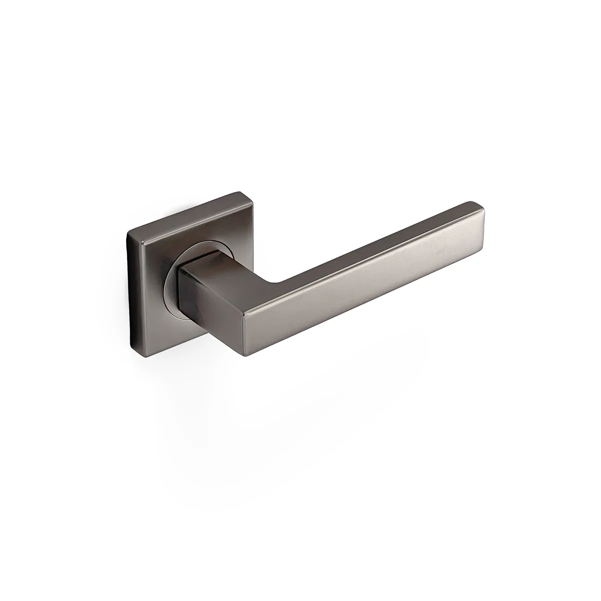 Verona Square Rosette Lever Dummy Satin Graphite