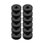Door Magnets 22 x 8mm - Matt Black - 6 pairs