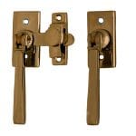 475 French Double Door Fastener Bronze