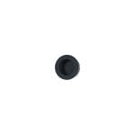 Round Flush Finger Pull 30mm Matt Black