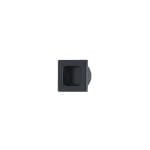 Square Flush Finger Pull Matt Black