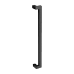 Stainless Steel M3 Offset Pull Handle (600mm) - Matt Black