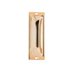 Flush Pull 100mm x 37mm Goldtone