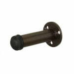 Door Stop Wall Mount 90mm Satin Graphite