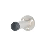 Door Stop Wall Mount 90mm Satin Nickel