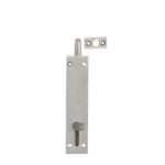 Flush Slide Bolt 100mm Satin Nickel