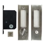 Rectangle Locking Flush Pull Kit Stainless Steel