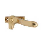 right handed brass window latch