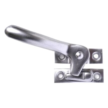 left handed satin chrome window latch