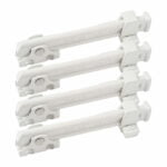 Window Restrictor Stay for Aluminium Window White - 4 Pack