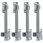Window Restrictor Stay for Aluminium Window Satin Chrome - 4 Pack