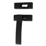 Quad Window Fitting - Left Hand Matt Black