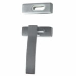 Quad Window Fitting - Right Hand Satin Chrome