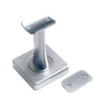 Bannister Bracket Satin Chrome silver