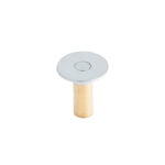 Dust Socket Satin Chrome finish for concrete Trade Pack