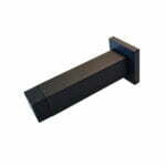 Matt Black Wall Mount Door Stop 85mm (402)