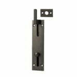 Flush Bolt Necked - Non Locking 150mm Satin Graphite grey