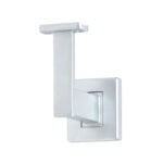 Bannister Bracket Square Satin Chrome
