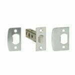 Milano Tubular Latch Satin Nickel 70mm Backset silver