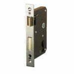 Euro Mortice Lock Satin Graphite 45mm Backset