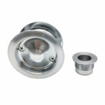 Round Cavity Slider Dummy Set Satin Chrome