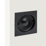 Square Cavity Slider Dummy Set Matt Black