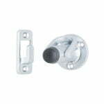600 Latching Door Stop Wall Mount Satin Chrome