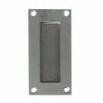 Square Edge Flush Pull Face Fix 102mm x 52mm Stainless Steel
