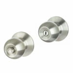 Cirque Privacy Door Knob Set Stainless Steel